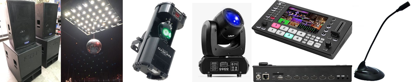 Rental of audio light video for events in Milan, in Italy and abroad