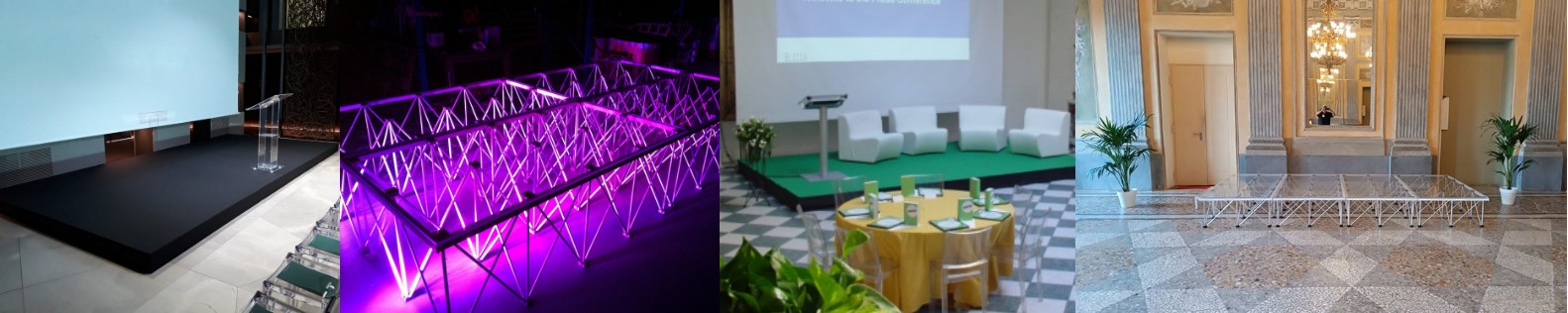 Noleggio pavimenti e palchi a Milano, in Lombardia e in Italia