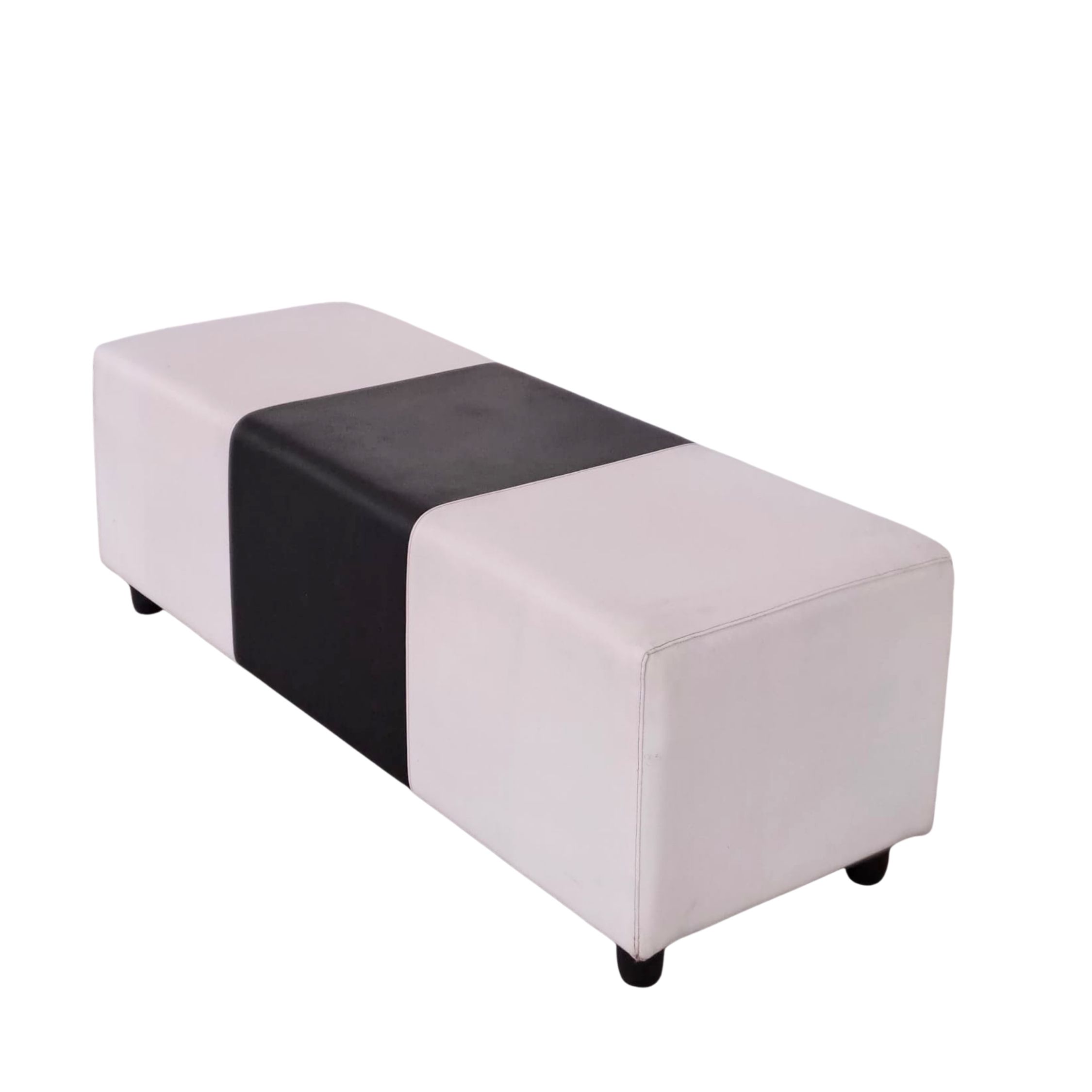 Linea Happy Days: Panca grande Bianca-Nera-Bianca