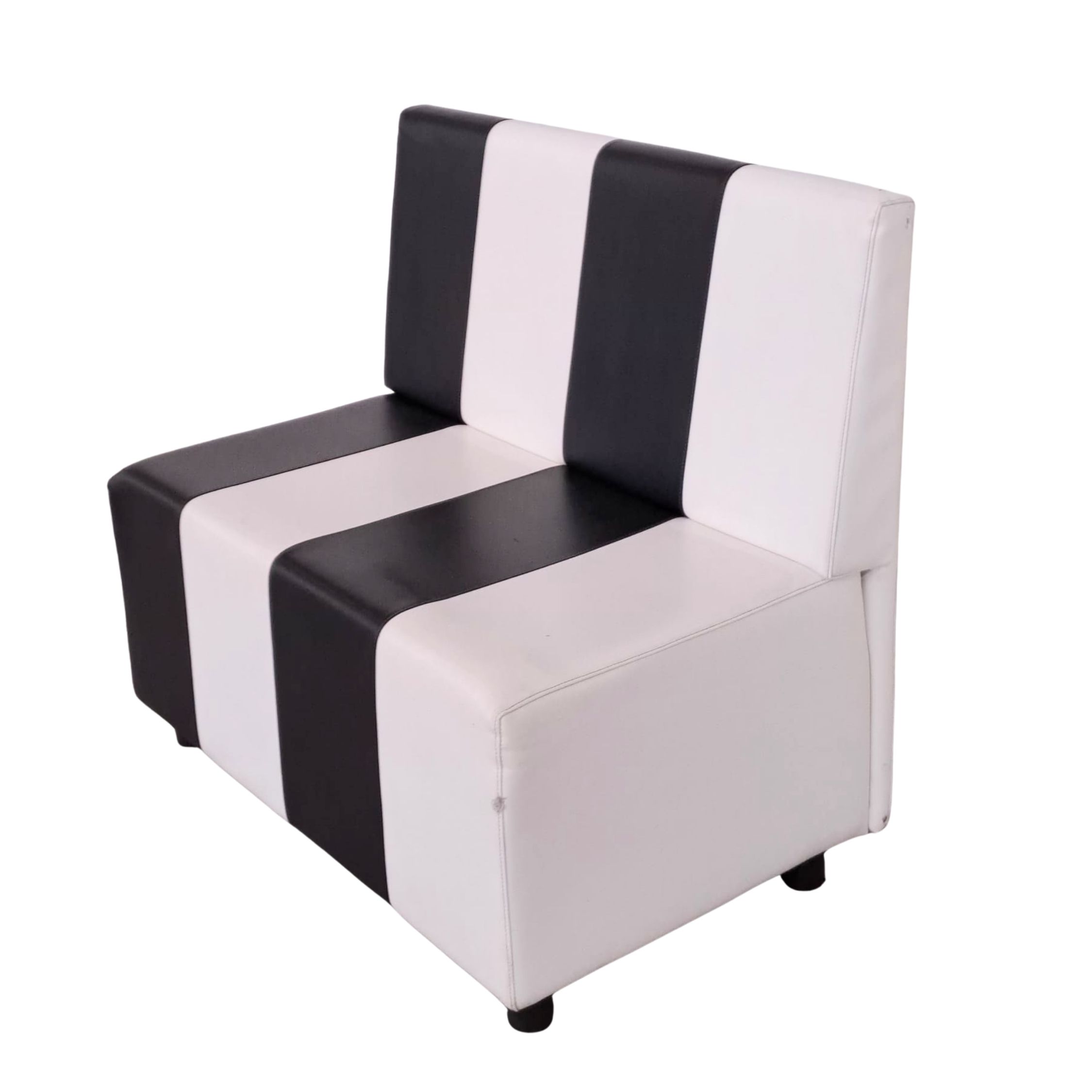 Linea Happy Days: Divano grande Nero-Bianco-Nero-bianco