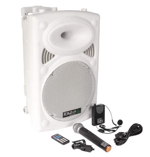 Cassa batteria bluetooth bianca