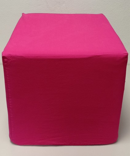 Pouf colore fucsia