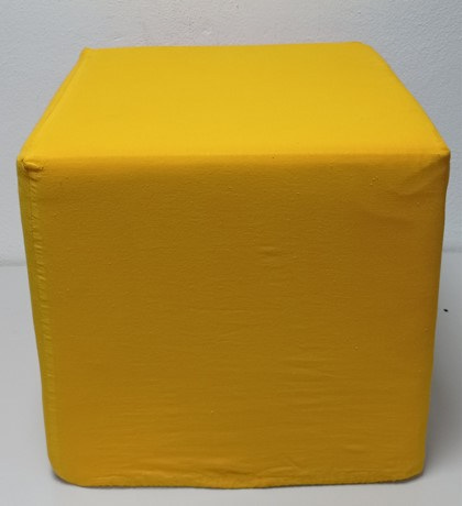 POUF COLORE GIALLO