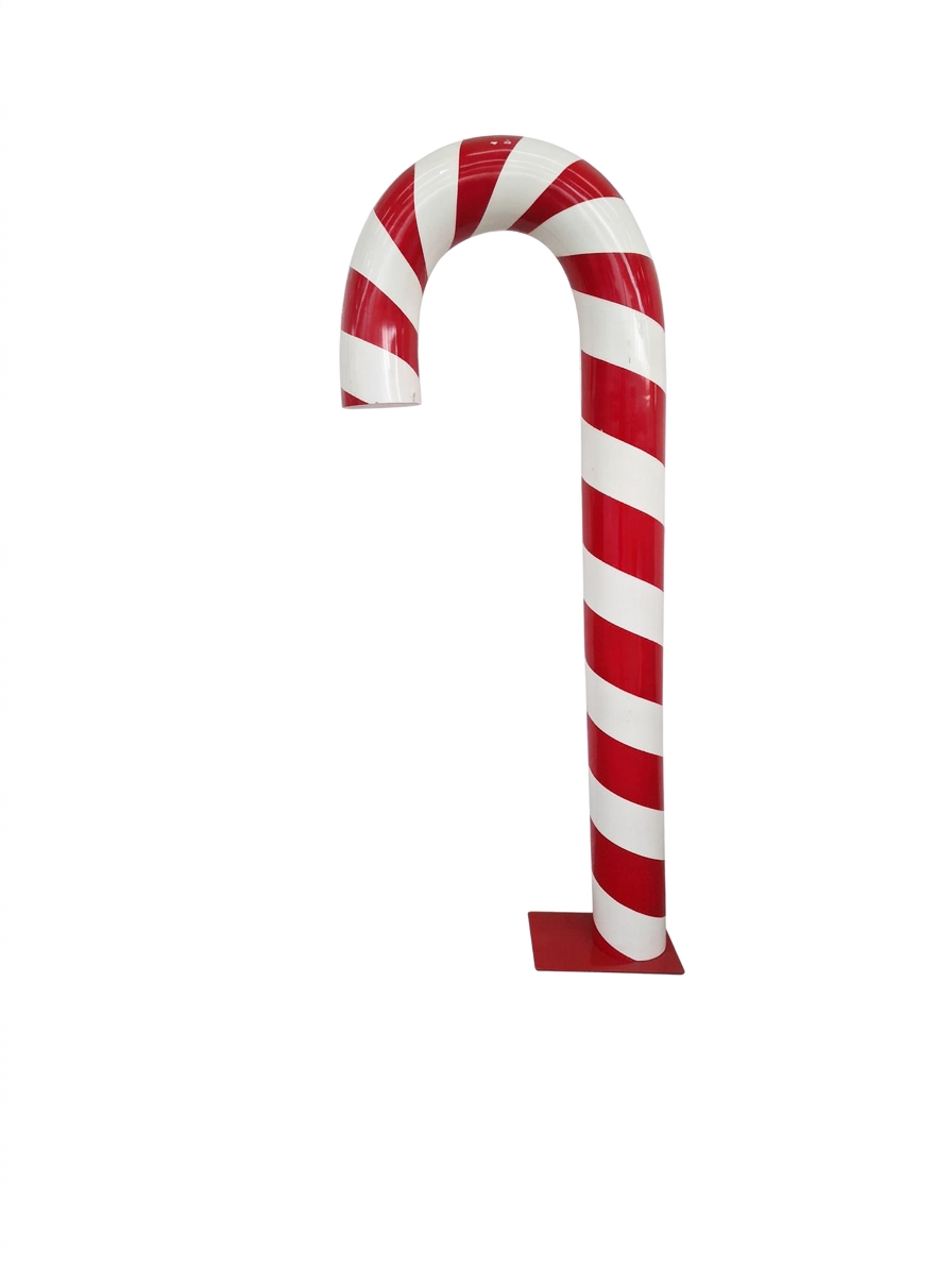Noleggio addobbi natalizi luminarie a Milano, in Lombardia e in Italia: Bastoncino di zucchero grande - Candy Cane
