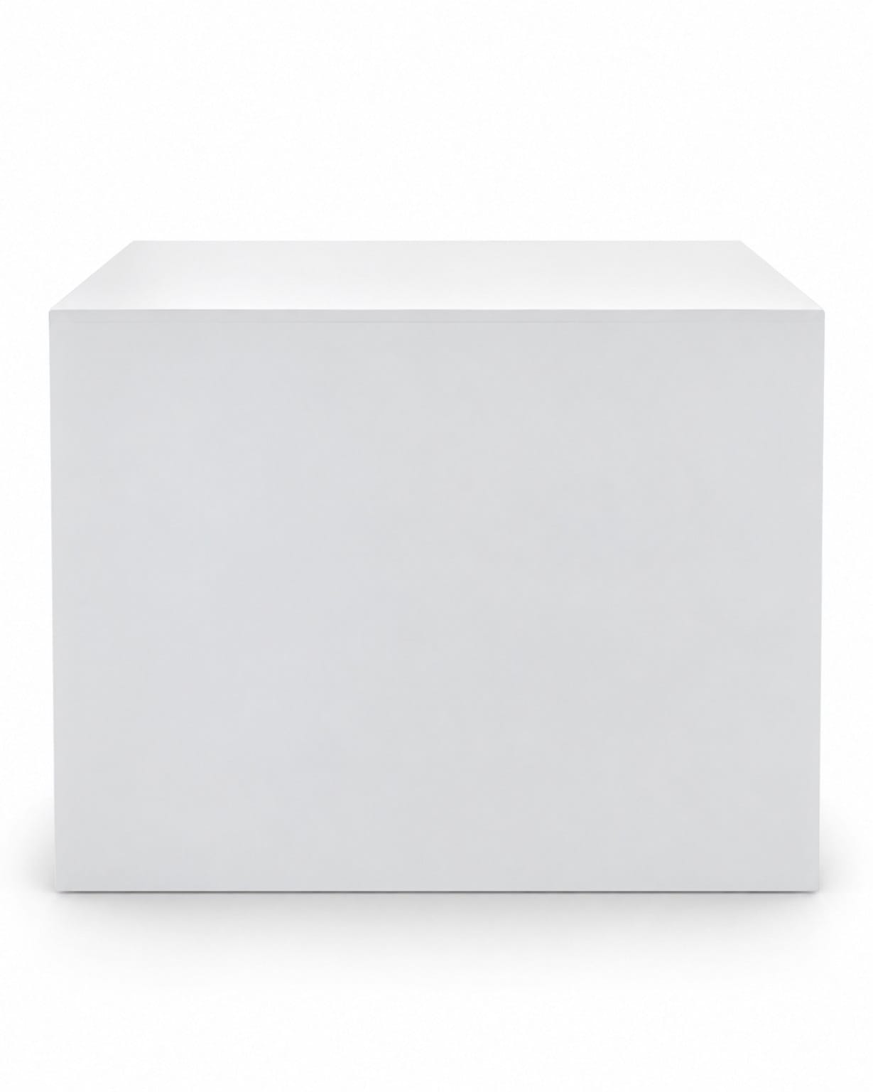 Noleggio Desk Norimberga in legno bianco a Milano, in Lombardia e in Italia