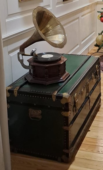 Baule Vintage verde scuro
