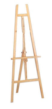 Noleggio Cavalletto da pittore in legno abete a Milano Cavalletto da pittore in legno abete