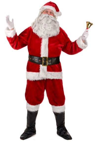 Costume Babbo Natale Delux