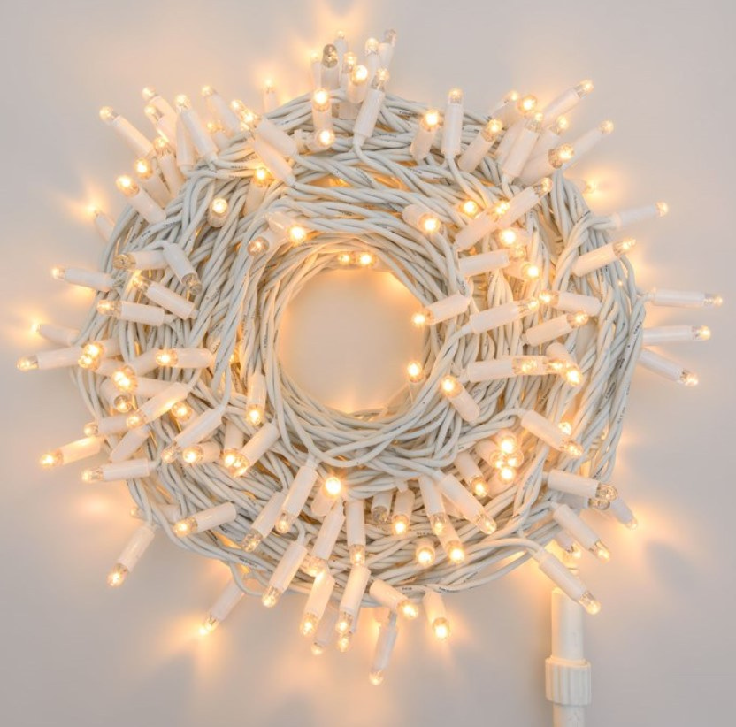 Catena Filare 20 m, 200 maxiled bianco caldo