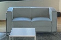 Divano Oxford bianco ottico