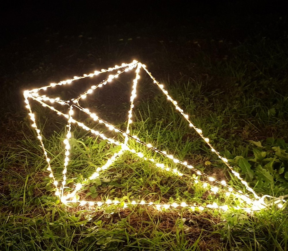 LAMPADARIO DIAMANTE LUMINOSO h.70