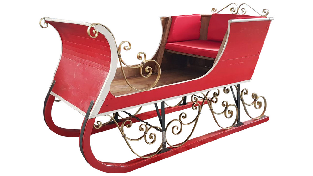 Slitta in Legno Merlino