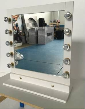 Noleggio Specchio trucco Make Up White a Milano Specchio trucco Make Up White