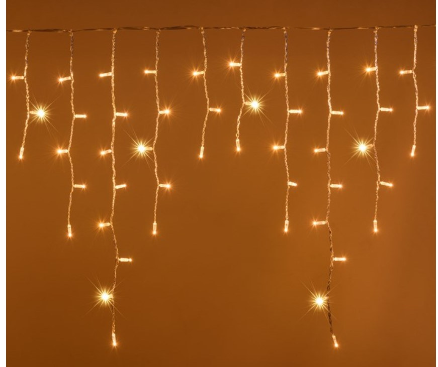 Noleggio LUCI: Stalattite 3mx H.90cm, 120 maxiled bianco caldo a Milano LUCI: Stalattite 3mx H.90cm, 120 maxiled bianco caldo