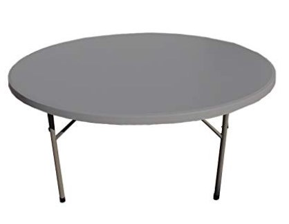 Tavolo tondo in plastica diam 150
