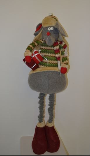 Pupazzi Natalizi: Topo grigio h.175 cm