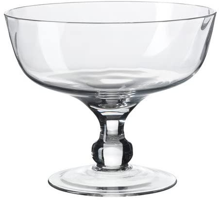 Vaso in vetro a coppa media