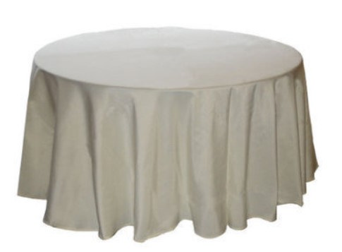 Tovaglia tonda diam 330 tramata colore crema