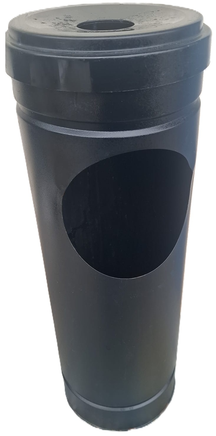 Posacenere o porta ombrelli nero