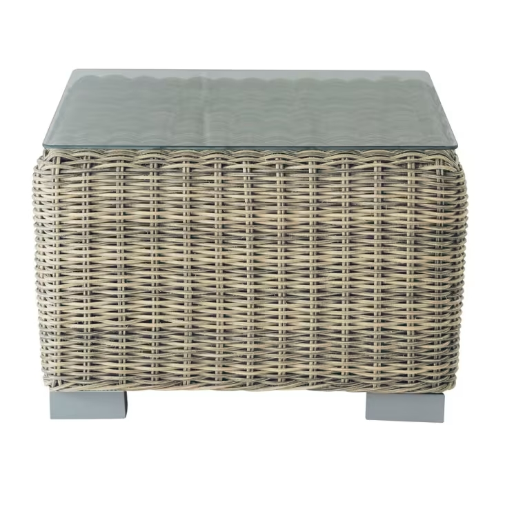 Noleggio Tavolino Seychelles Rattan piccolo a Milano Tavolino Seychelles Rattan piccolo