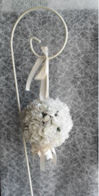 Decorazione per giardino alzata ricciolo in ferro
