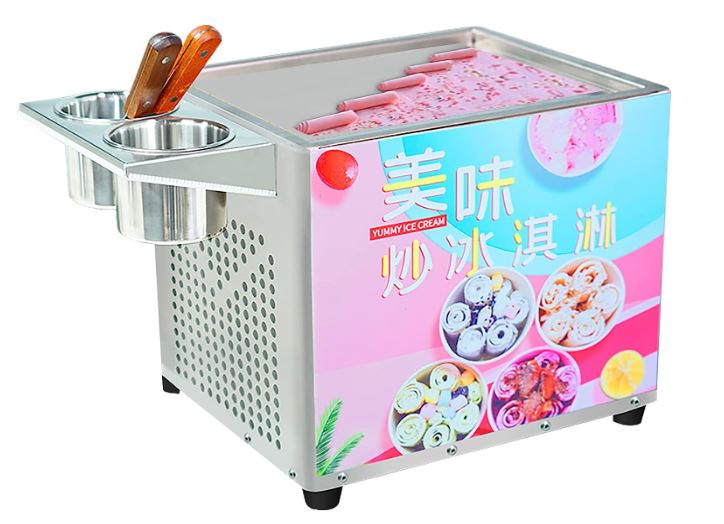 Noleggio Macchina per gelato arrotolato (gelato roll thailandese), GELATO FRITTO a Milano Macchina per gelato arrotolato (gelato roll thailandese), GELATO FRITTO