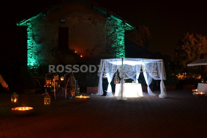 Noleggio Gazebo luminoso a Milano Gazebo luminoso