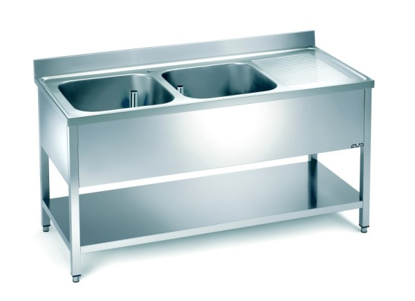 Lavello inox 2 vasche