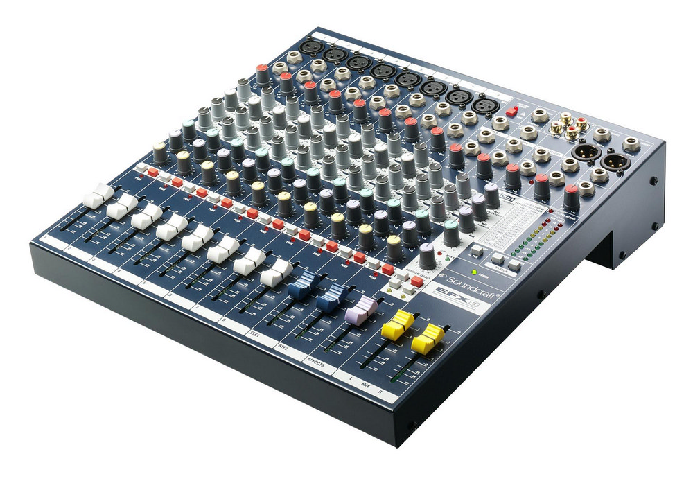 Noleggio Mixer soundcraft EXF8 professional a Milano Mixer soundcraft EXF8 professional