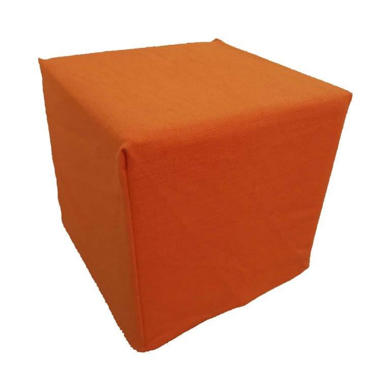 POUF COLORE ARANCIONE