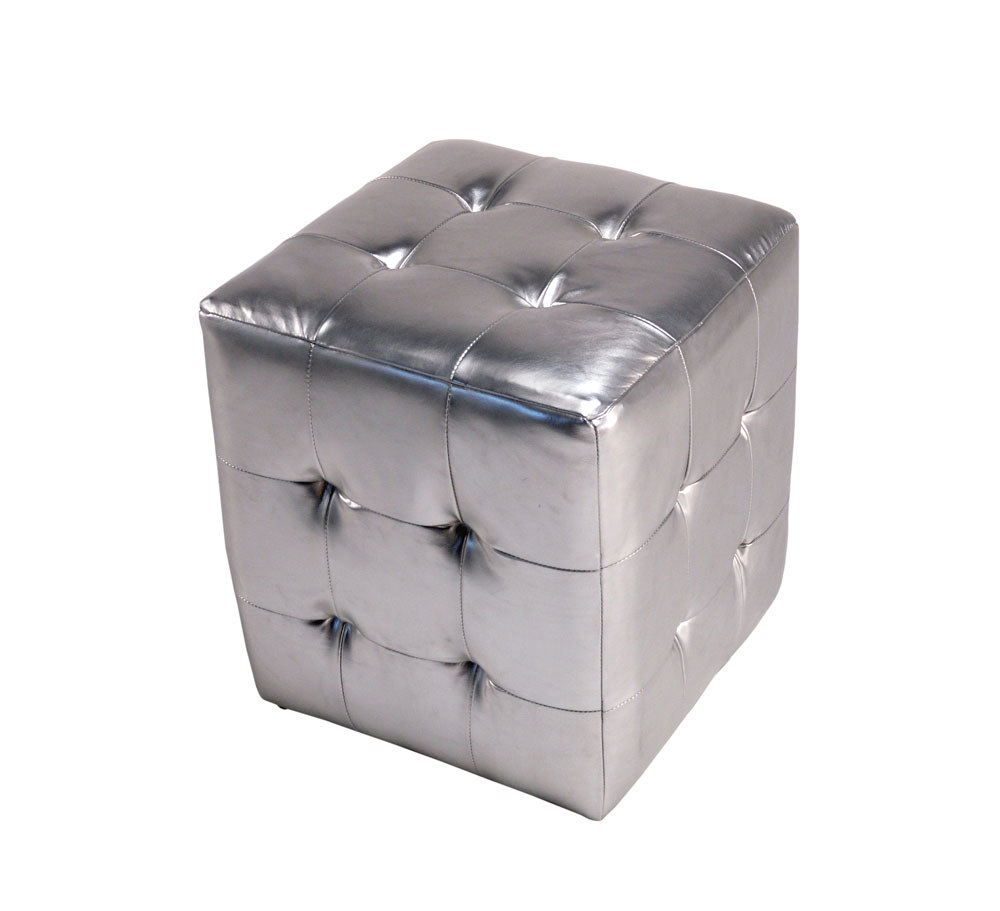 Pouf Las Vegas Argento