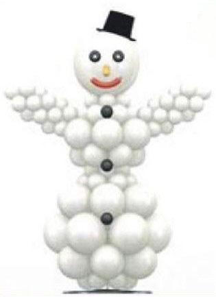 Speciale Natale: Addobbi di Natale palloncini
Pupazzo di neve