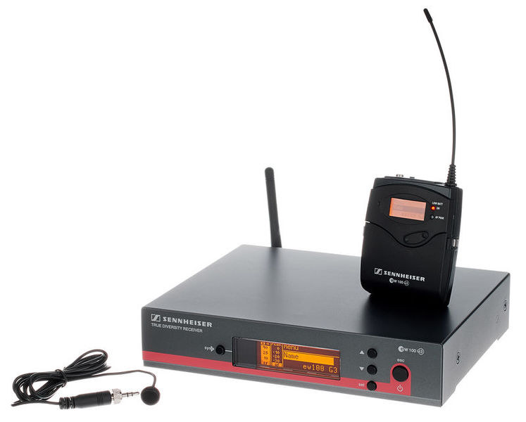 Radiomicrofono professionale Sennheiser EW122P G3 ad archetto - archetto color pelle