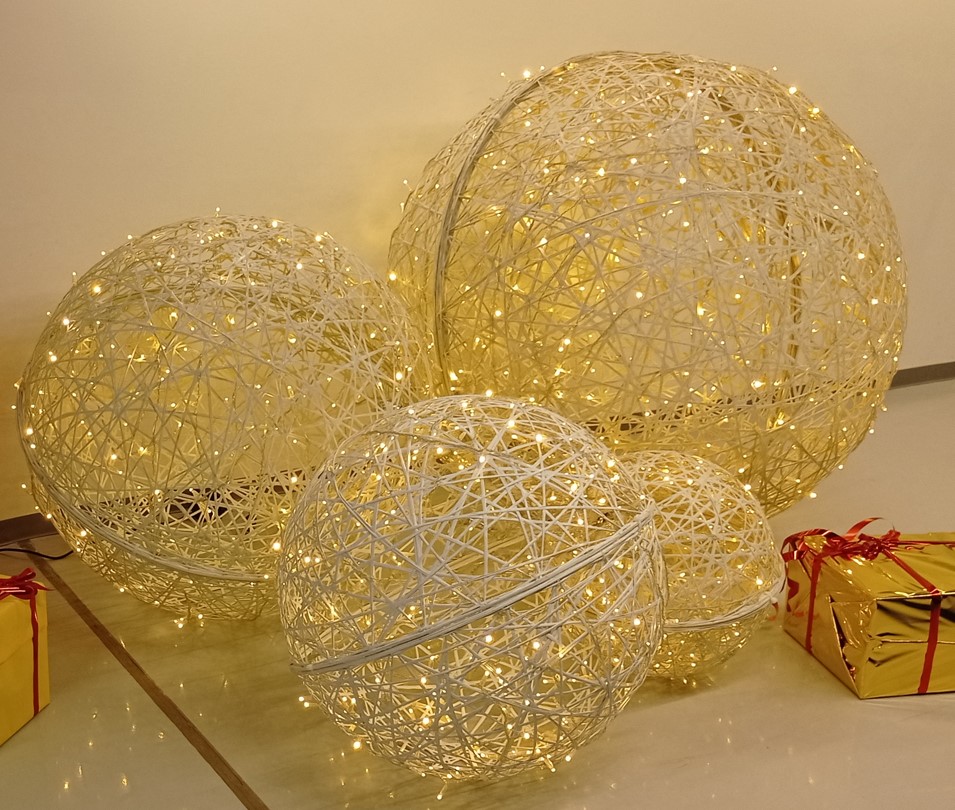 SFERA DECORATIVA DIAM. 80 CM LUCE FISSA