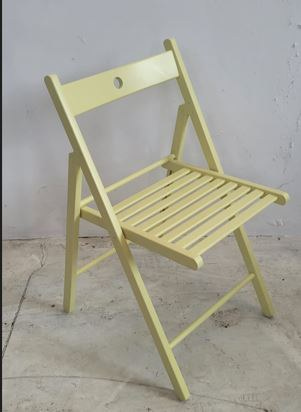 Noleggio Sedia American Wedding giallo chiaro a Milano Sedia American Wedding giallo chiaro