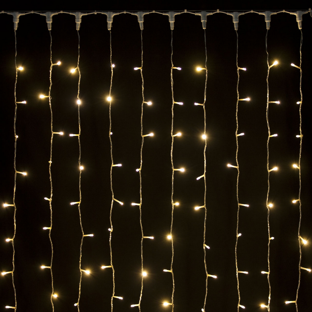 LUCI: Tenda luminosa led bianco 1mxh.2m 220v pml